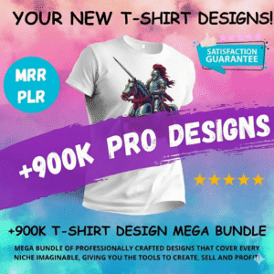 900K T-Shirt Design Power Pack: The Ultimate Clothing Business Bundle